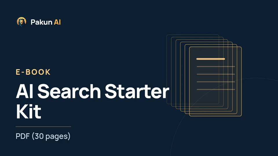 Cover: E-book – AI Search Starter Kit